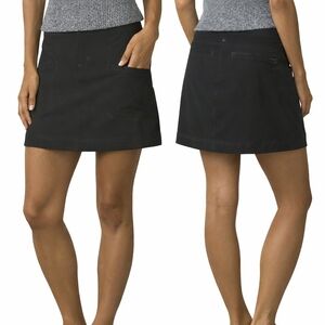 Prana Lena Outdoor Everyday Skort Black Size 4